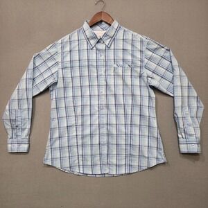 World Wide Sportsman‎ Women's Long Sleeve Button Up Fishing Shirt Size Large